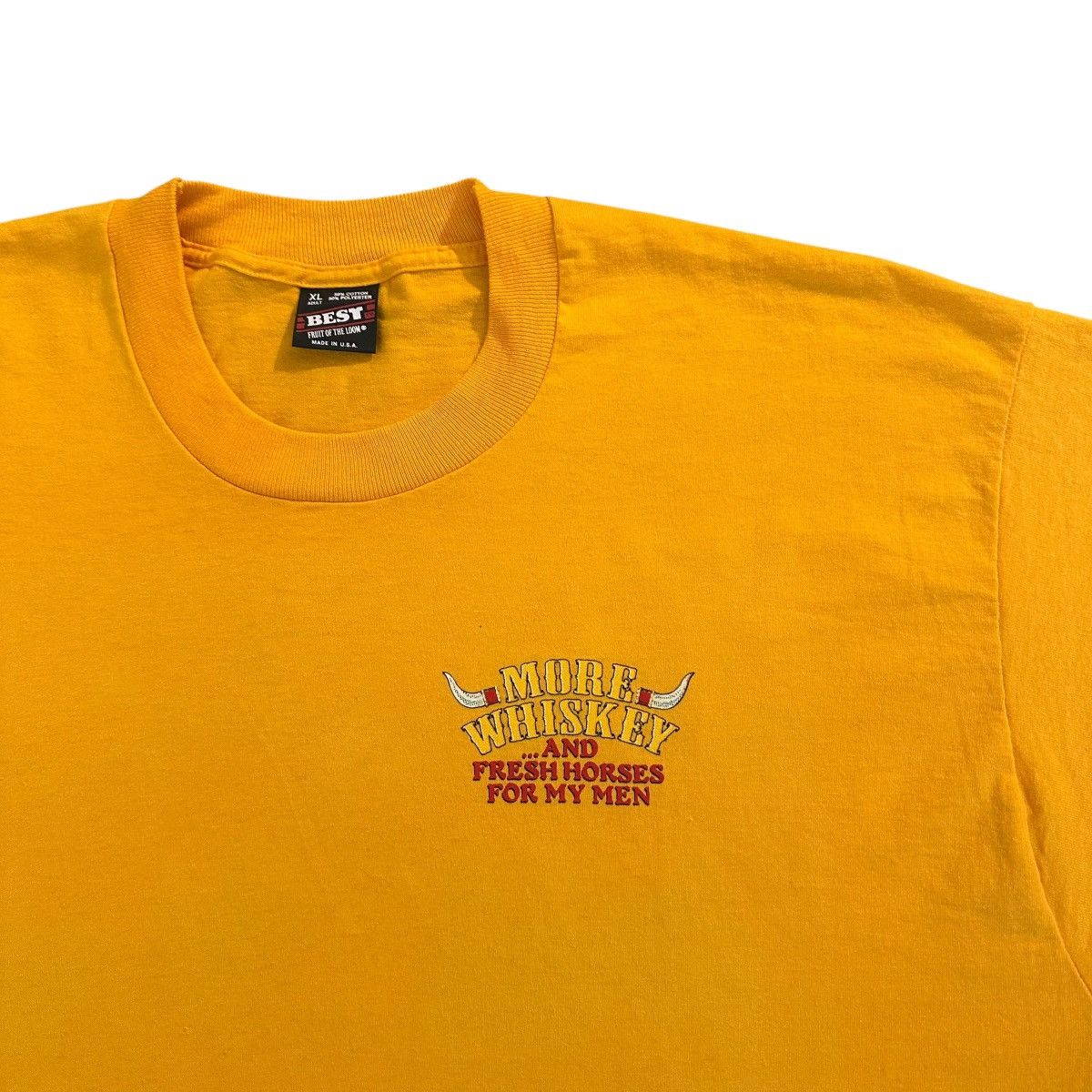 Vintage Vintage 1991 More Whiskey Cow Girl western Wild West shirt Size US XL / EU 56 / 4 - 5 Thumbnail