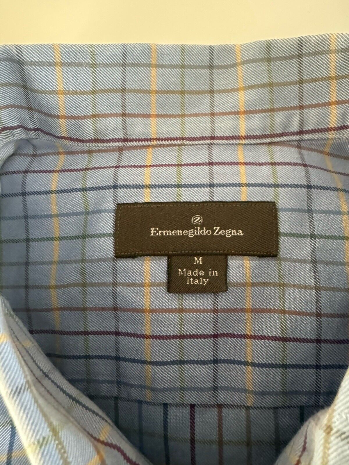 Ermenegildo Zegna Ermenegildo Zegna Shirt Mens M Sleeve Check Plaid Italy Size US M / EU 48-50 / 2 - 3 Thumbnail