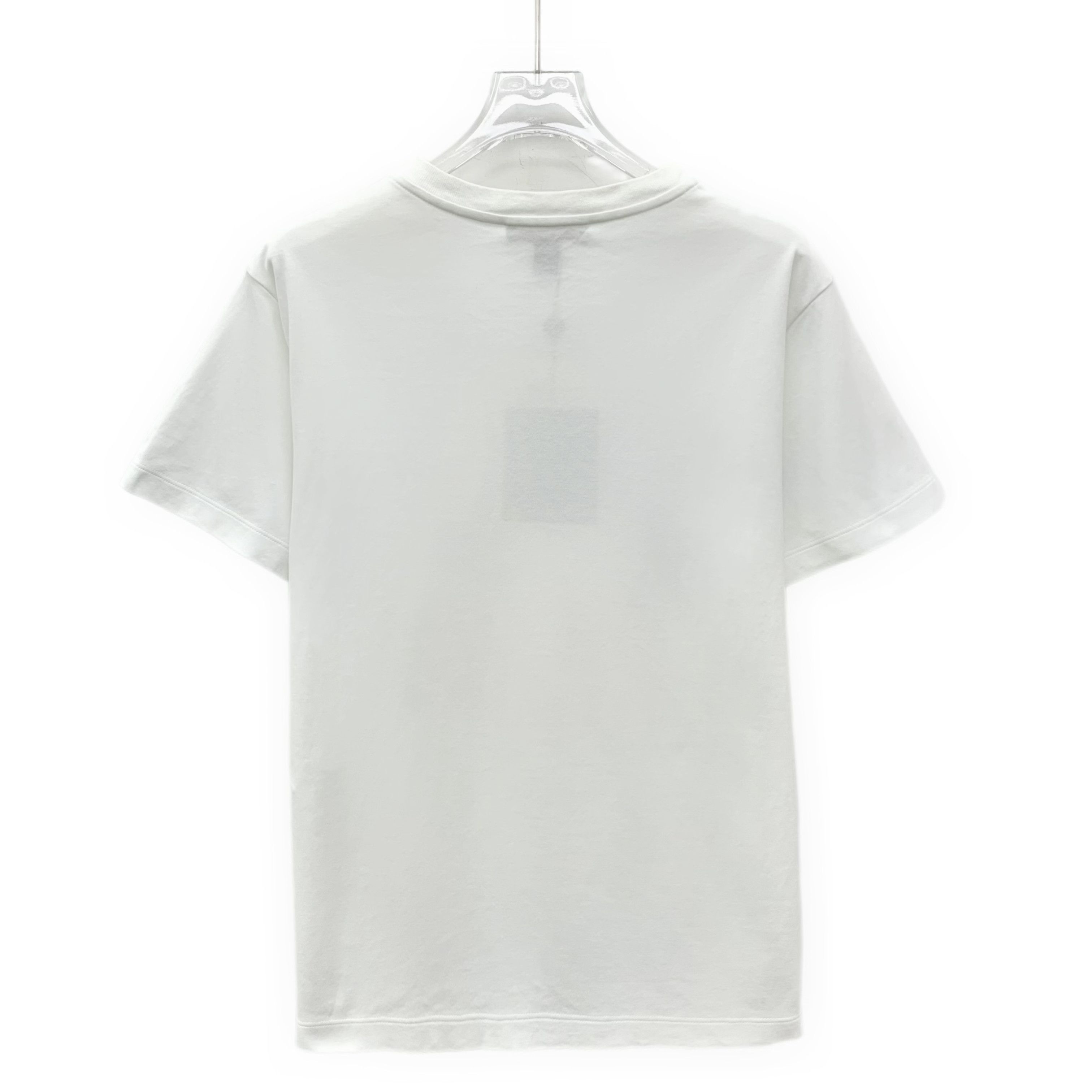 Louis Vuitton Louis Vuitton Chain Logo T-Shirt White (S) Size S / US 4 / IT 40 - 2 Thumbnail