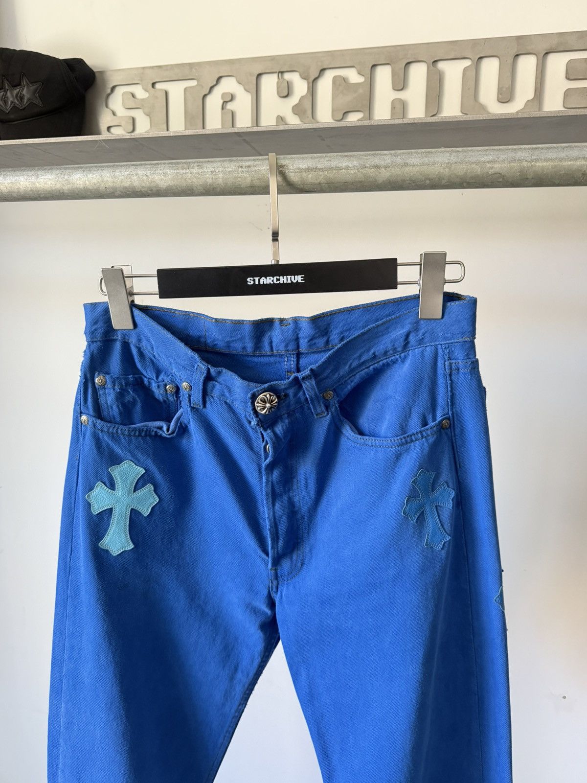 Chrome Hearts Chrome Hearts Drake Patch Levi 501 Size US 31 - 2 Thumbnail