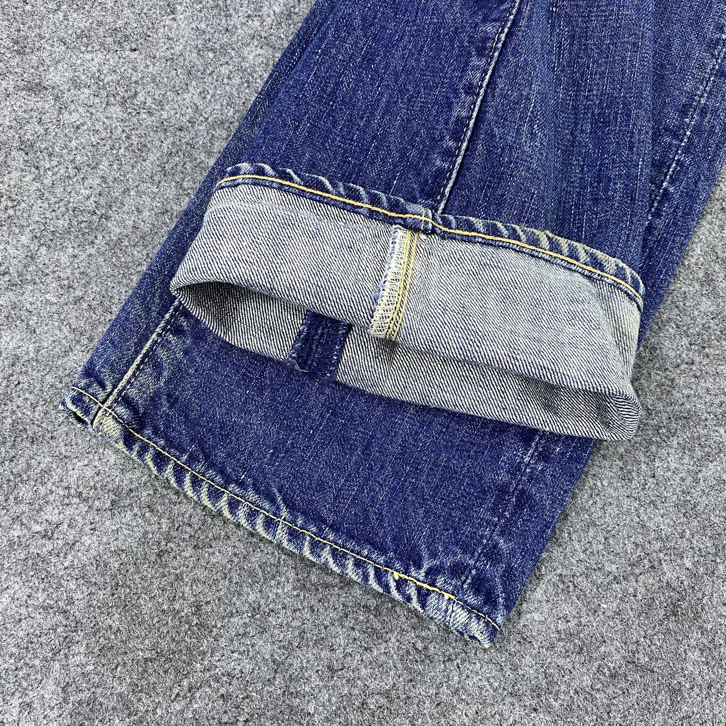 Full Count & Co. × Japanese Brand × Vintage Vintage Full Count & Co. Fly Button Blue Wash Jeans-J1167 Size US 29 - 13 Thumbnail