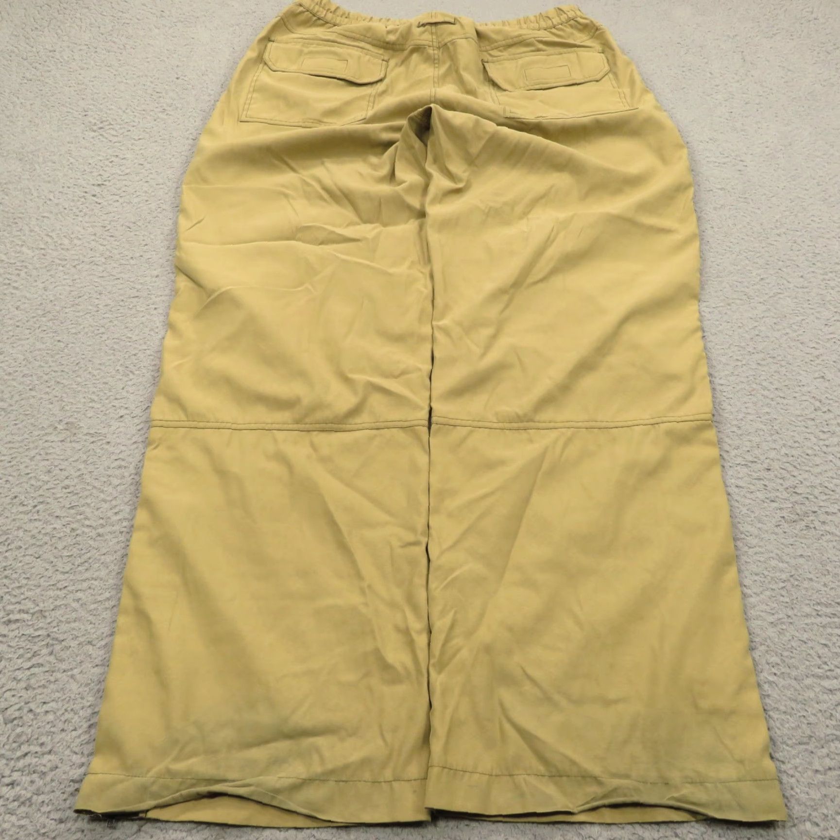Guess VINTAGE Baggy Cargo Pants Mens Large 90s Grunge Wide-Leg Beige GUESS Cargo Pocket 5-Pocket Size US 33 - 2 Thumbnail