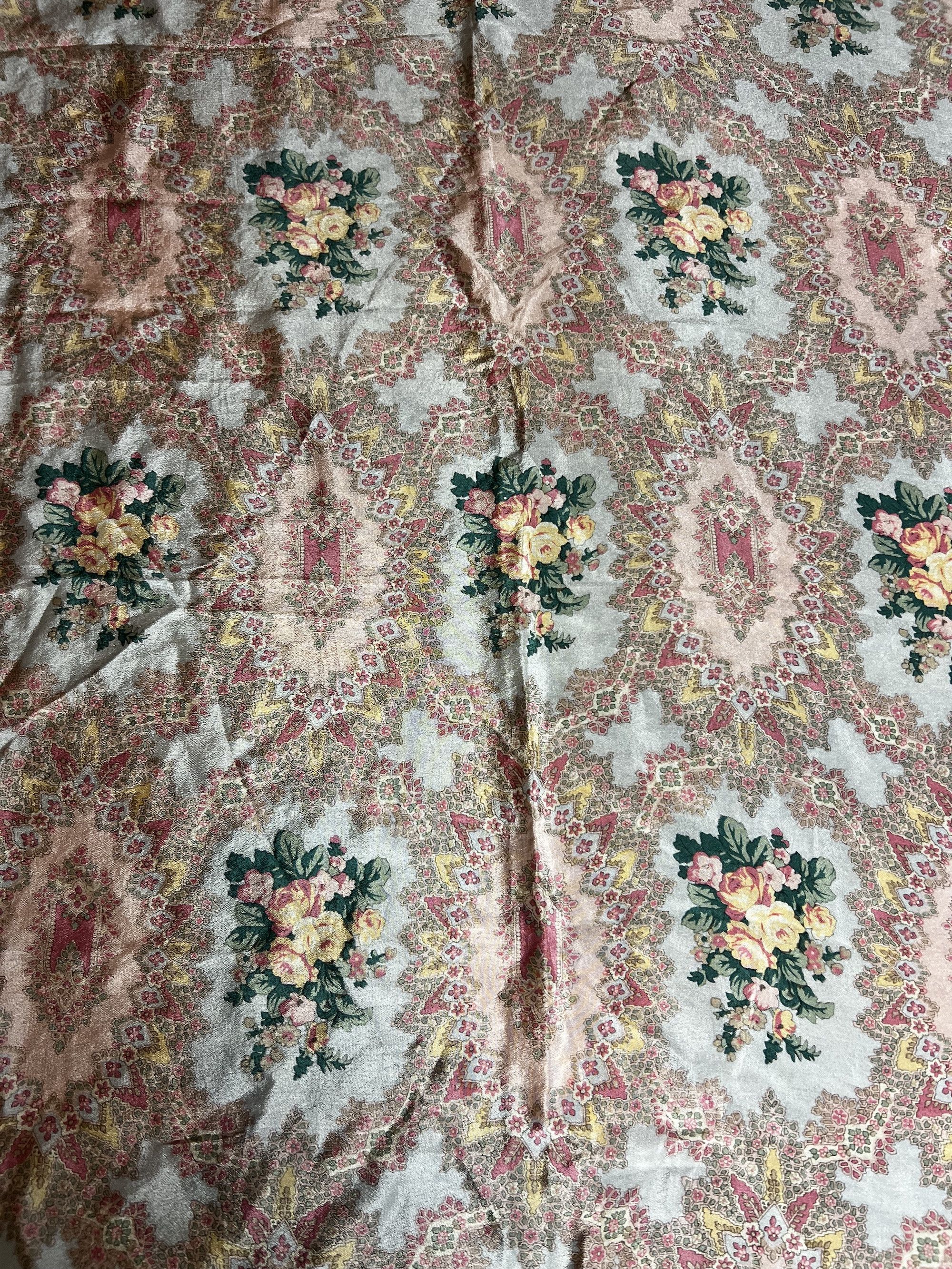 Polo Ralph Lauren Vintage Polo Ralph Lauren Floral Pastel French Rose Pattern Size ONE SIZE - 5 Thumbnail