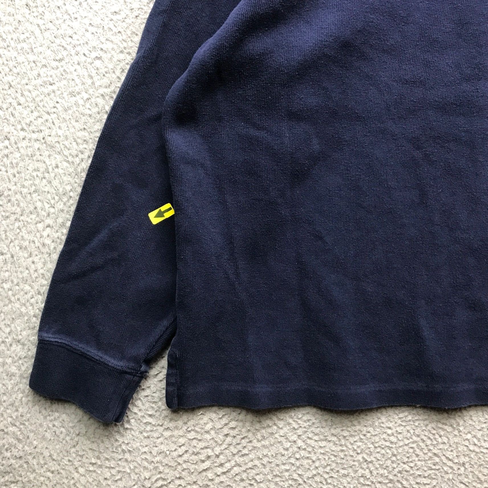 Polo Ralph Lauren Polo Ralph Lauren 1/4 Zip Ribbed Pullover Sweater Mens XL Navy Maroon Pony Shirt Casual Womens? Size US XL / EU 56 / 4 - 6 Thumbnail