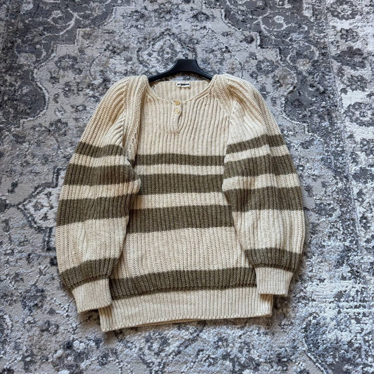 Jil Sander Jil Sander Vintage Wool Cable Oversized Wool Knitted Sweater Size XL / US 12-14 / IT 48-50 - 2 Thumbnail