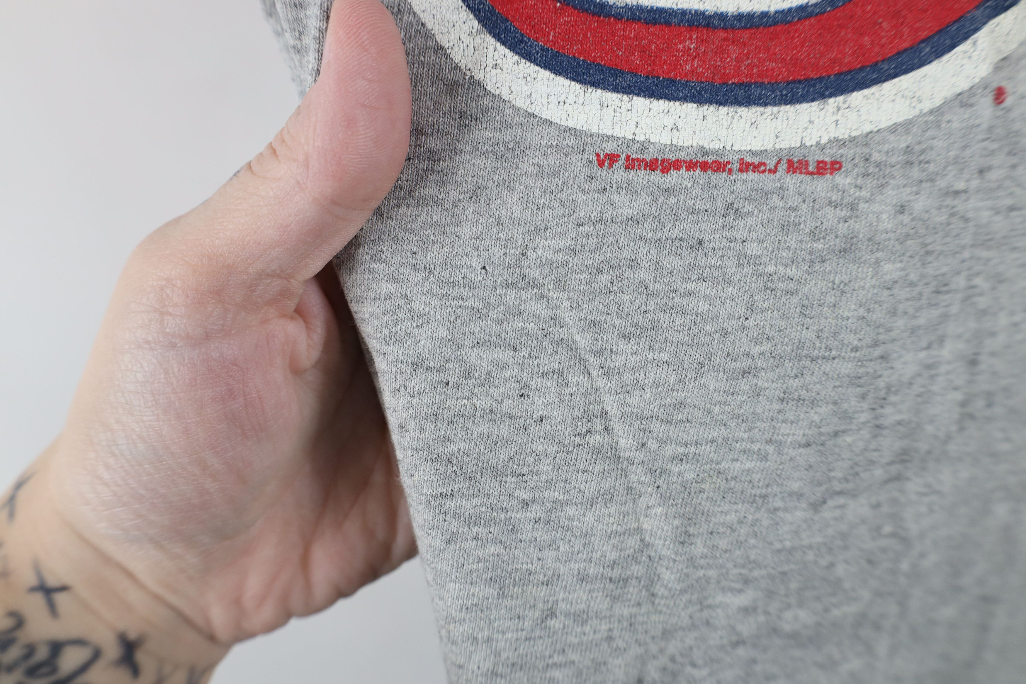 Vintage Vintage Y2K Chief Cleveland Indians Muscle T-Shirt Gray Size US XL / EU 56 / 4 - 6 Thumbnail