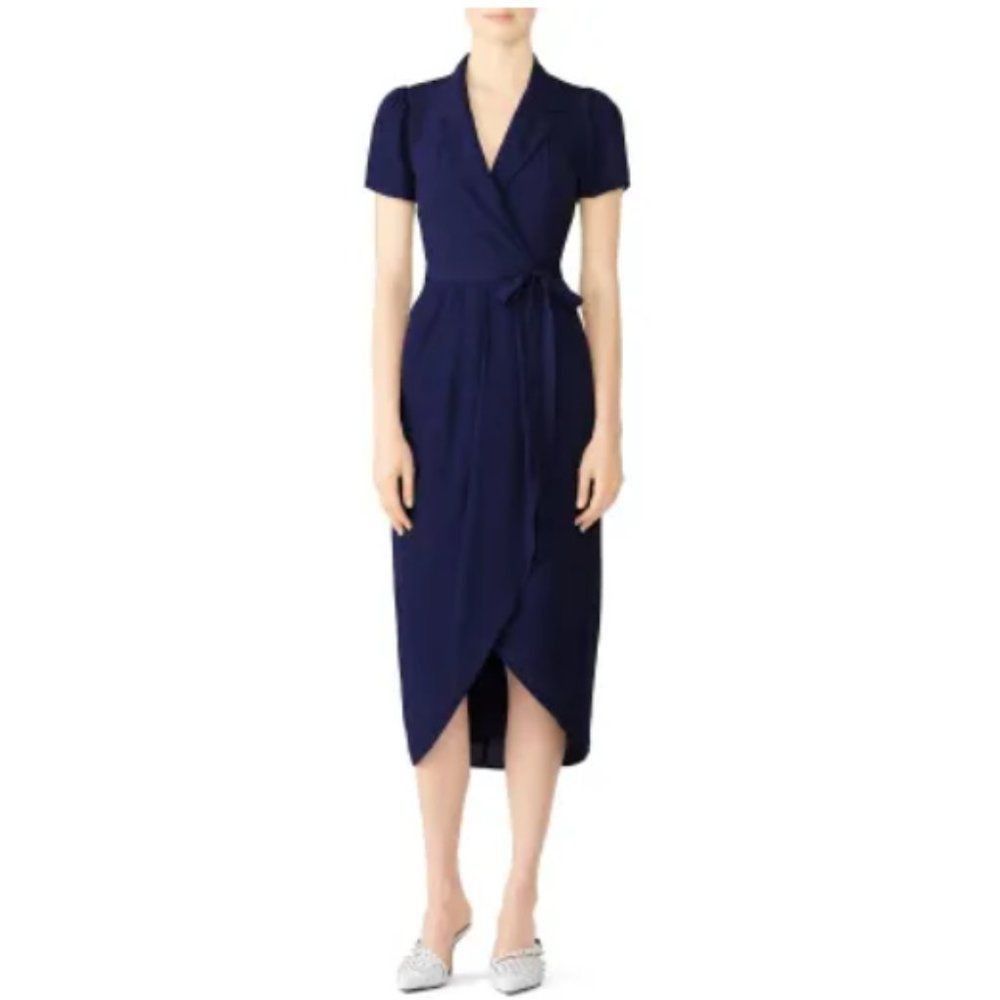Anthropologie Yumi Kim Meet & Greet Dress Navy Blue XXS Size XXS / US 00 / IT 34 - 6 Thumbnail