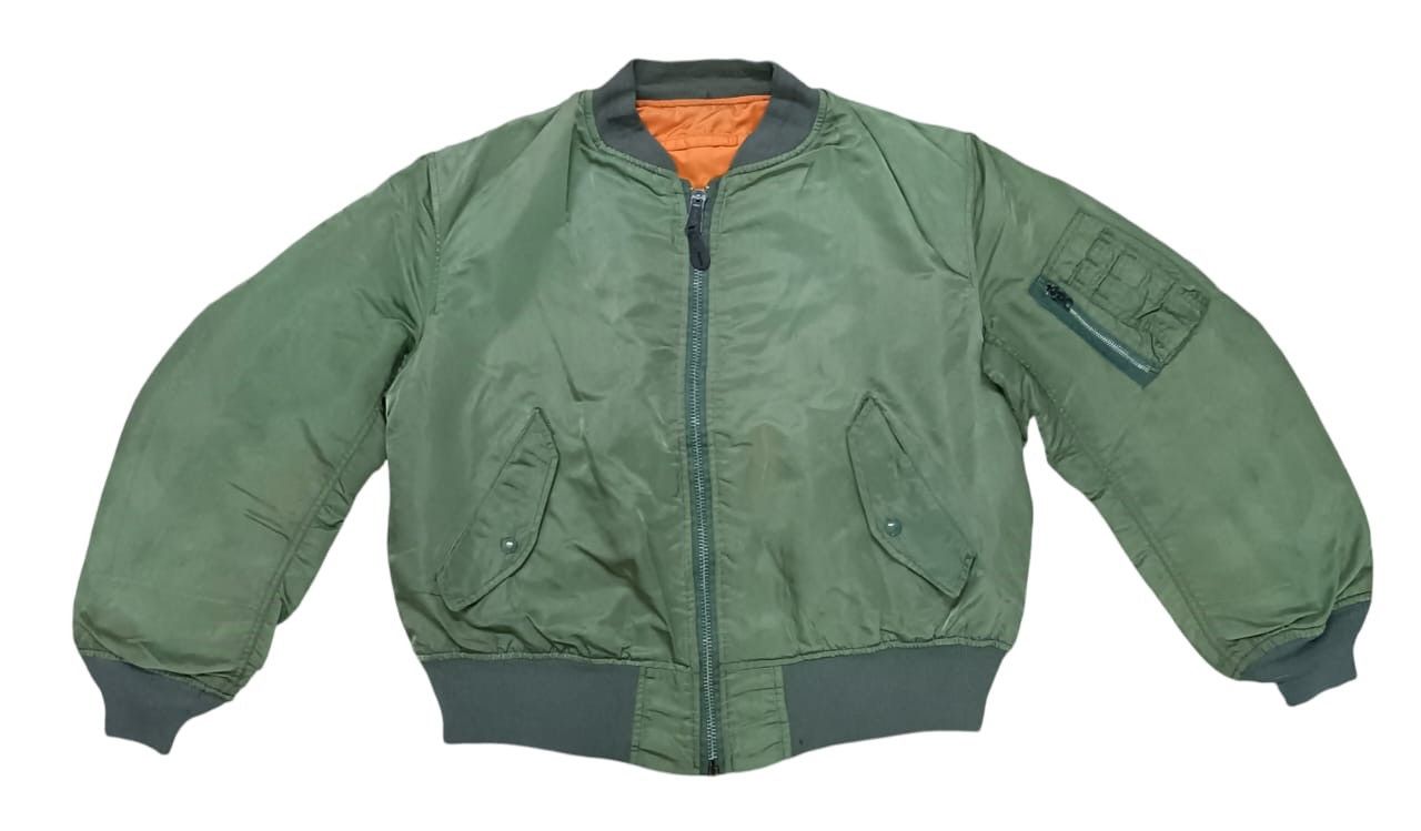 Alpha Industries × Vintage Alpha Industries Bombers Jacket Size US L / EU 52-54 / 3 - 1 Thumbnail