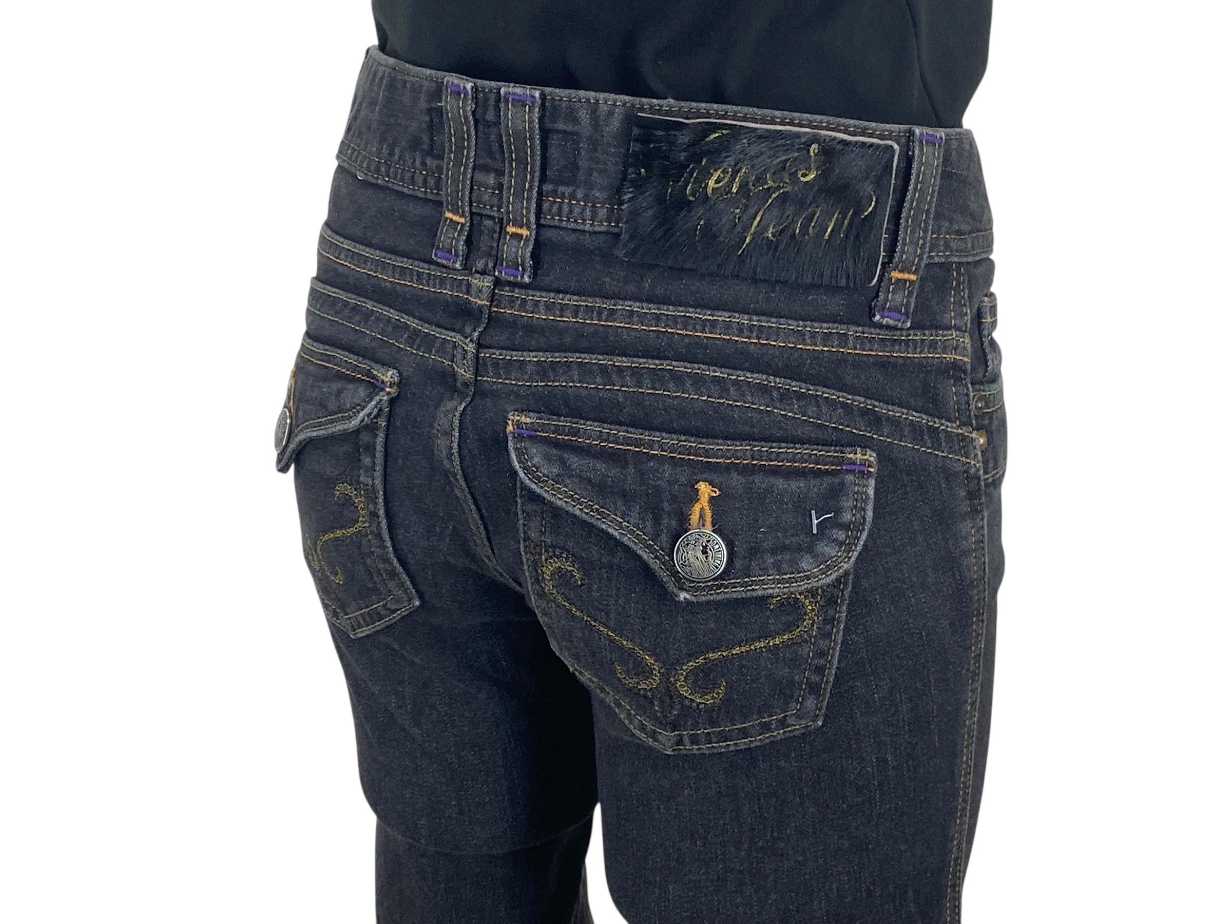 Edwin Something x Vienus Low Rise Women Flare Jeans Size US 27 - 7 Thumbnail