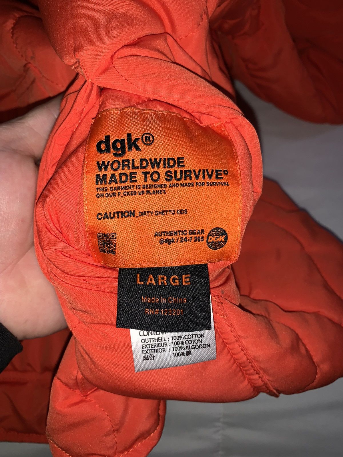 DGK Double Sided Quilted Bomber Size US L / EU 52-54 / 3 - 6 Thumbnail