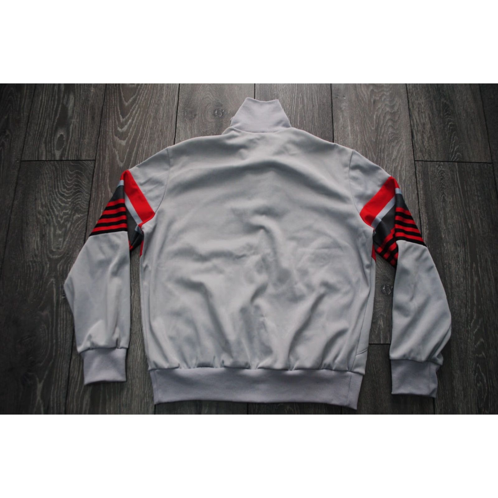 Adidas VINTAGE ADIDAS VENTEX 1980s JACKET TRACKTOP GRAY MENS SIZE M 174 cm RETRO Size US M / EU 48-50 / 2 - 7 Thumbnail