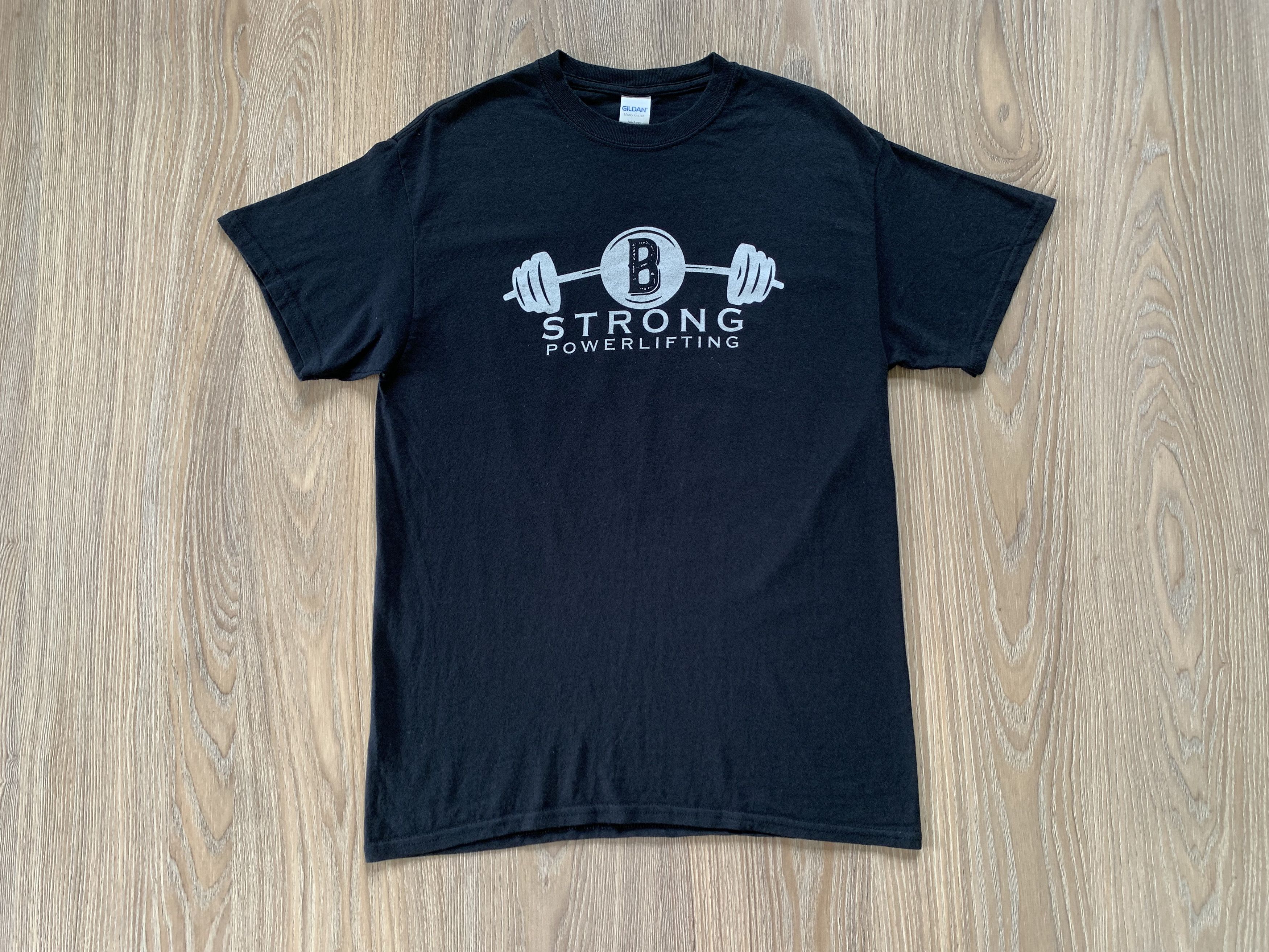 Gildan Strong Powerlifting Printed T Shirt Size US M / EU 48-50 / 2 - 2 Thumbnail