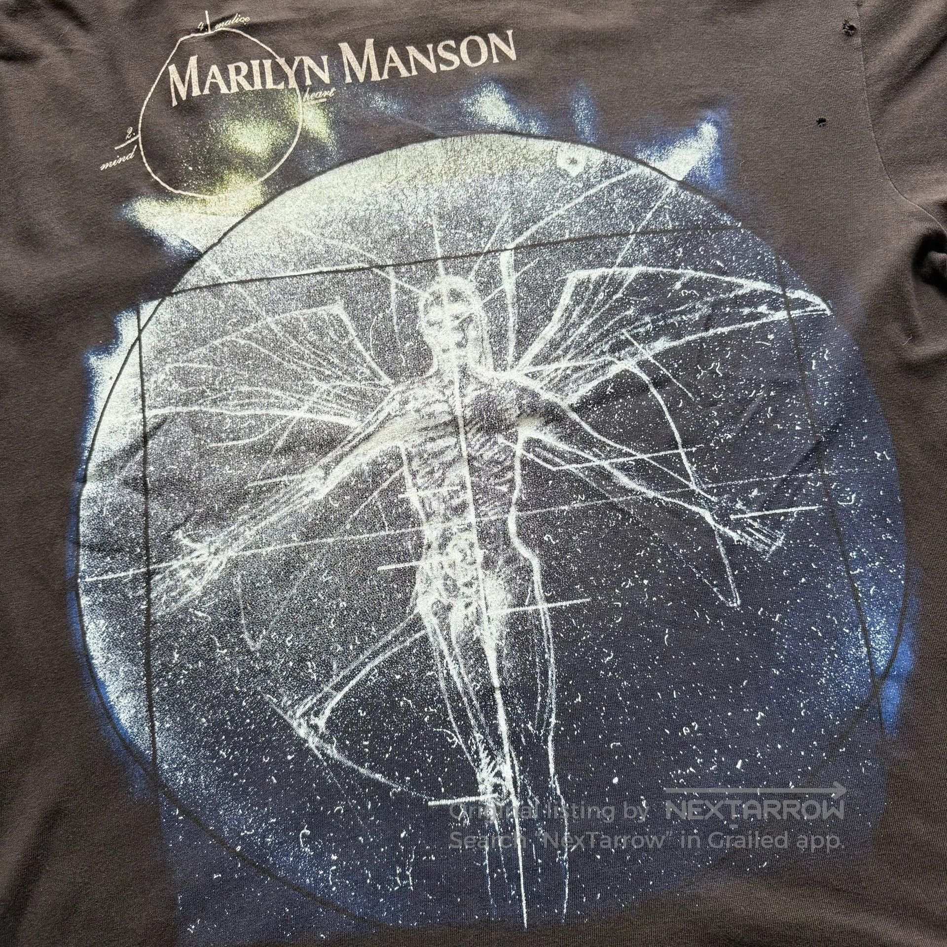 Vintage Vintage 90s Marilyn Manson Bootleg Tee. Size US M / EU 48-50 / 2 - 5 Thumbnail