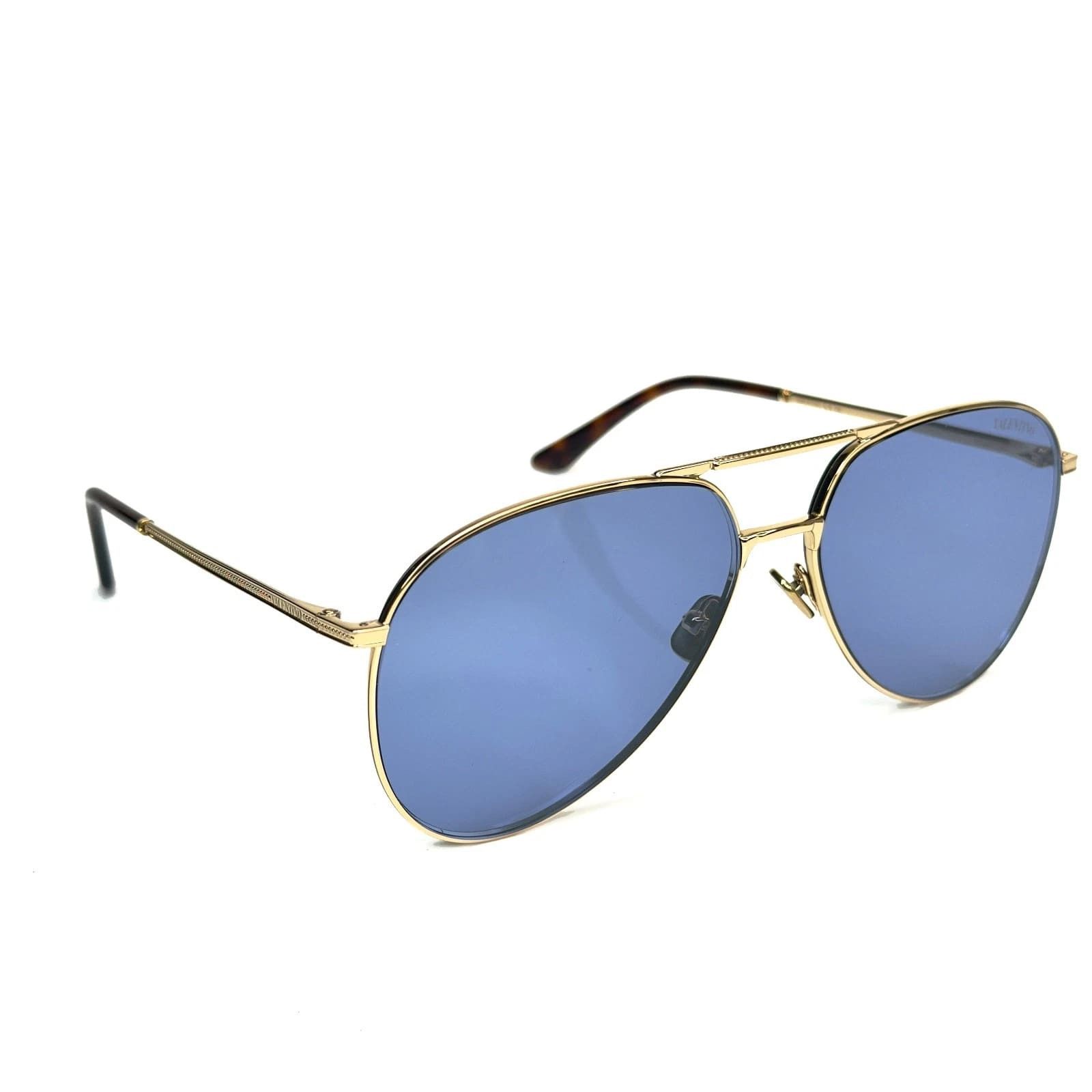 Valentino VALENTINO V LOGO VLS172 Gold Metal Blue VLS 172C Sunglasses Size ONE SIZE - 5 Thumbnail