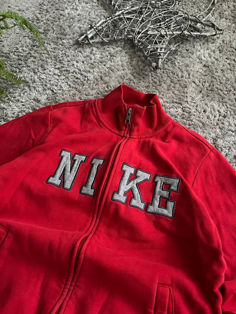 Nike × Vintage Vintage 00s Nike Rare Hoodie Zip Big Logo Size US S / EU 44-46 / 1 - 3 Thumbnail