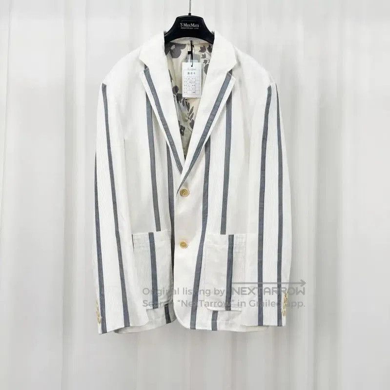 Kenzo KENZO Striped Long Sleeve Blazer for Men . Size US M / EU 48-50 / 2 - 1 Thumbnail