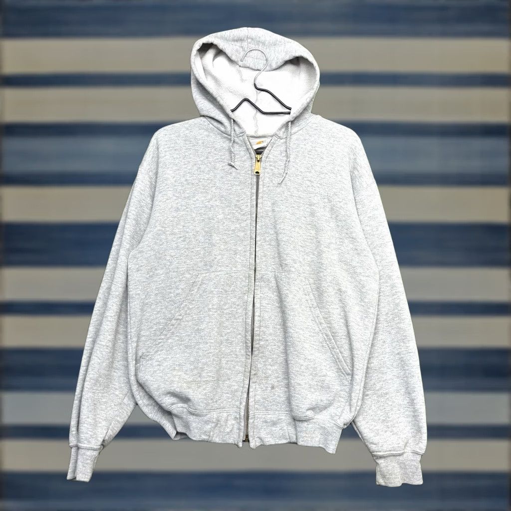 Carhartt Carhartt Hoodie Mens Medium Gray Full Zip Up Workwear Lightweight Jacket Fleece Size US M / EU 48-50 / 2 - 1 Thumbnail