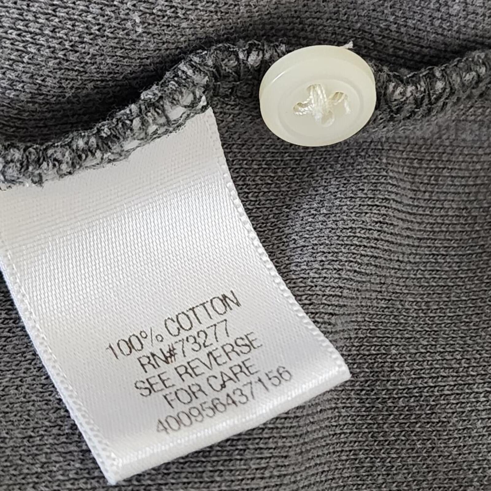 Croft & Barrow Croft & Barrow XL Grey Gray Collared Polo Shirt Size US XL / EU 56 / 4 - 4 Thumbnail