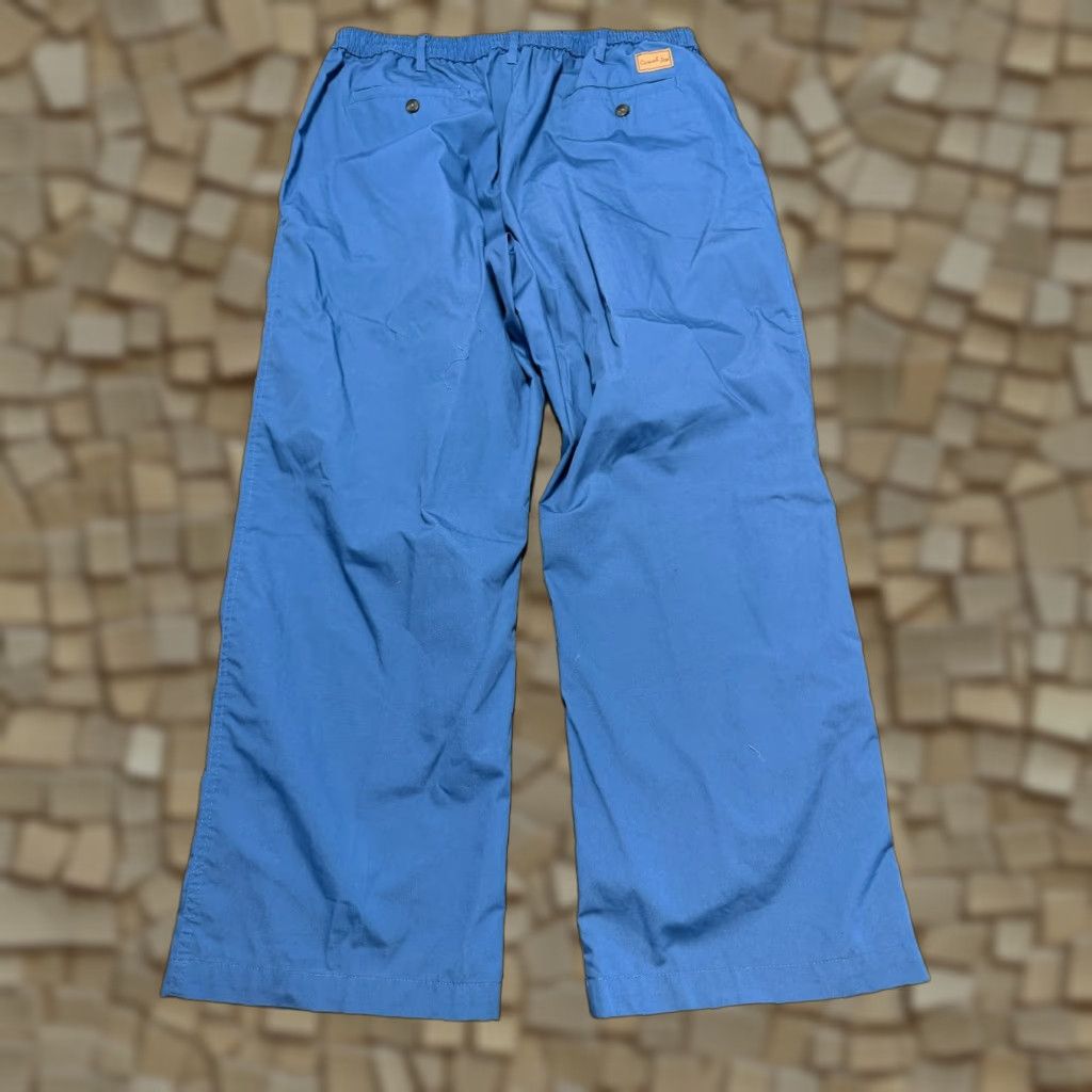 Haband Haband Casual Joe Pants Men's Medium Blue Pull On Stretch Waist High Rise Straight Leg / Chino Style Size US 31 - 1 Thumbnail