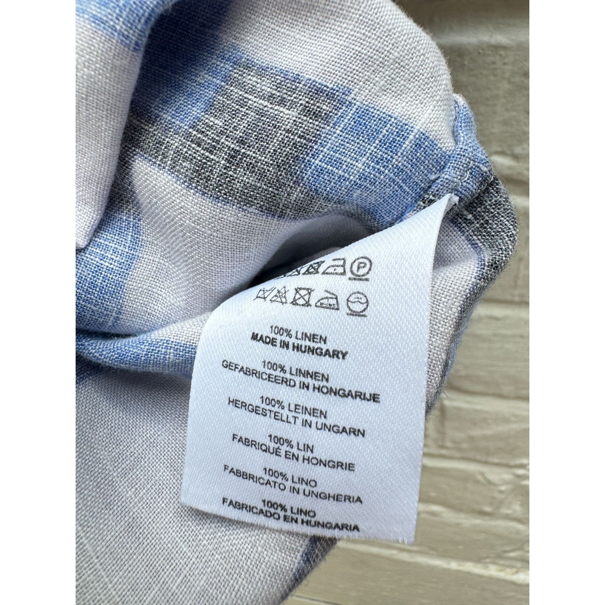 Dries Van Noten Spring Summer 2021 Linen Checkered Shirt Size US M / EU 48-50 / 2 - 5 Thumbnail