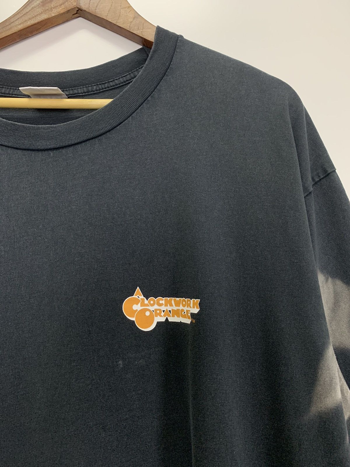 Vintage Vintage Clockwork Orange Movie sun faded tee Size US XL / EU 56 / 4 - 8 Thumbnail