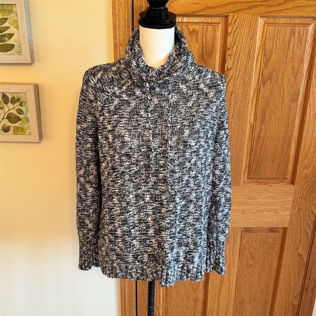 Chaps Chaps Women's Cowlneck Sweater Size L Multicolor Long Sleev Size L / US 10 / IT 46 - 1 Thumbnail
