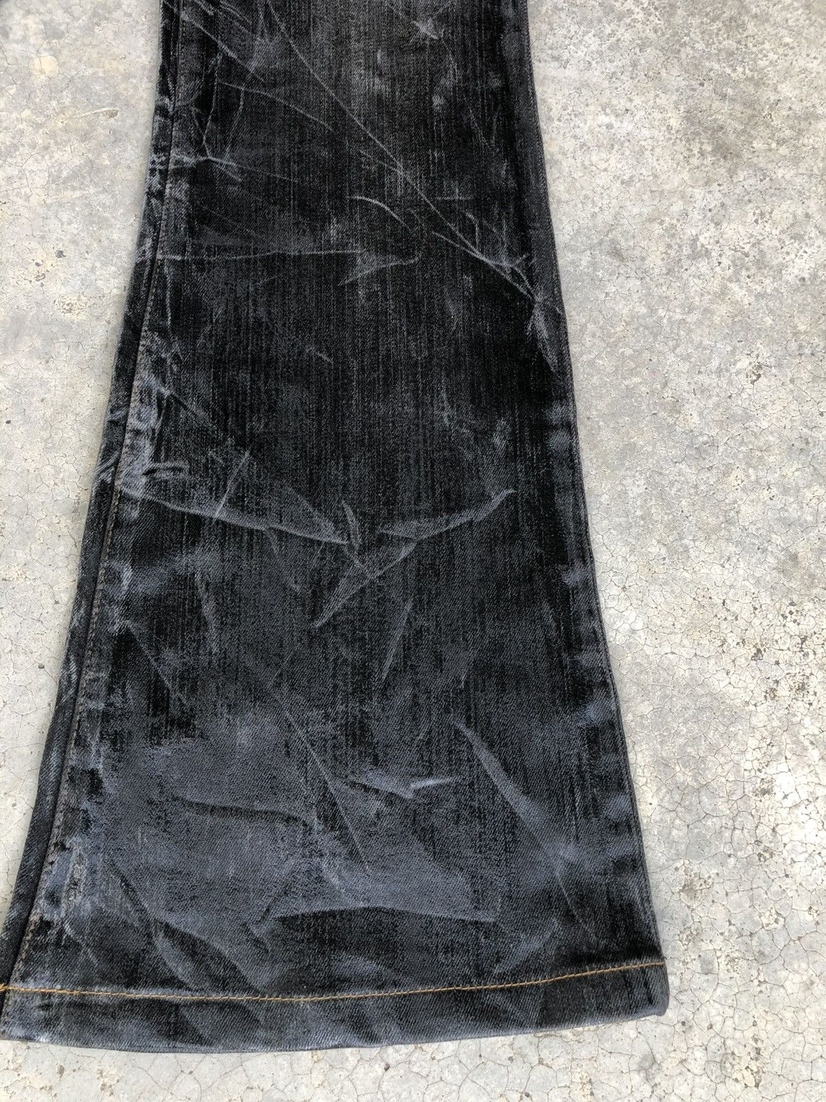 Tornado Mart Tornado Mart Flared Jeans Wax Jeans Size US 30 / EU 46 - 7 Thumbnail