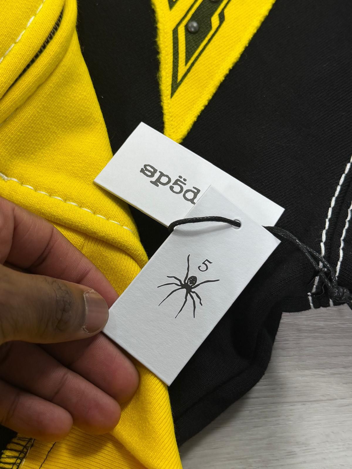 Sp5der Sp5der Black/Yellow Hoodie Size US M / EU 48-50 / 2 - 3 Thumbnail