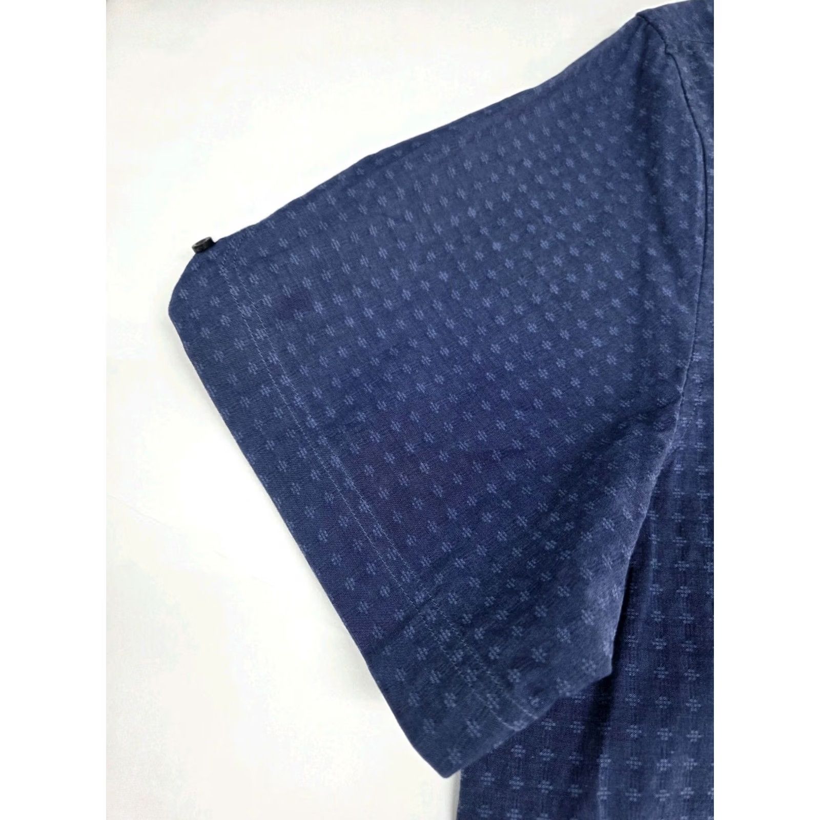 Ben Sherman Ben Sherman Mens Short Sleeve Button-Up Shirt Blue XL Button-Down Pocket Pleated Regular Size X L Size US XL / EU 56 / 4 - 7 Thumbnail
