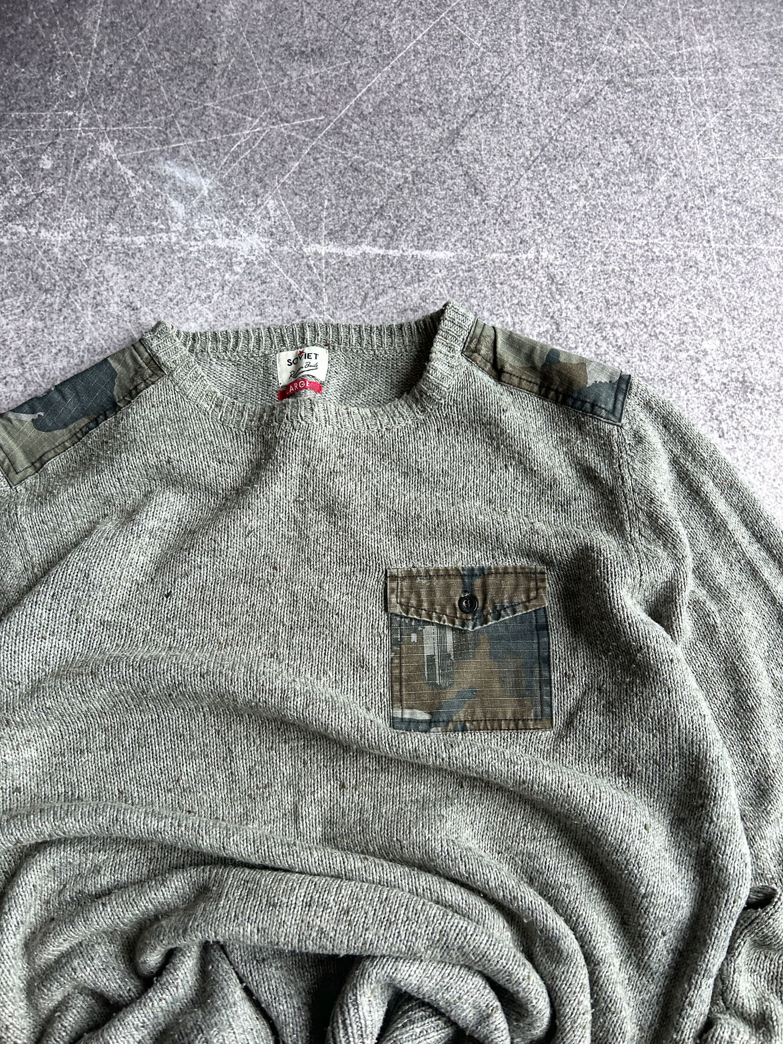 Vintage VTG Streetwear Kapital Style Military Sweater Hoodie 90s Size US M / EU 48-50 / 2 - 3 Thumbnail
