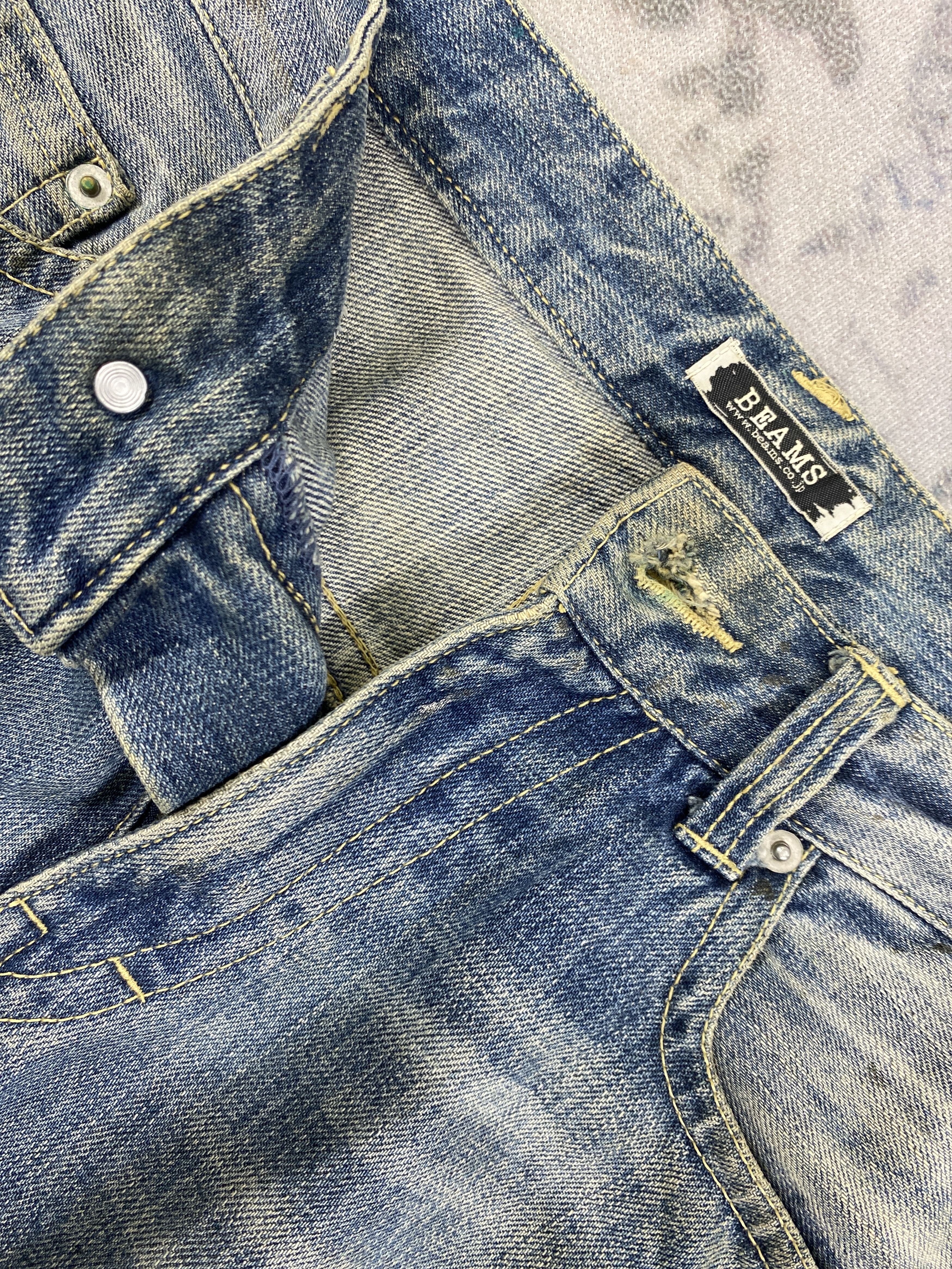 Beams Japan Vintage Beams Japan hysteric style Jeans 32x31.5 - JN3047 Size US 32 / EU 48 - 6 Thumbnail