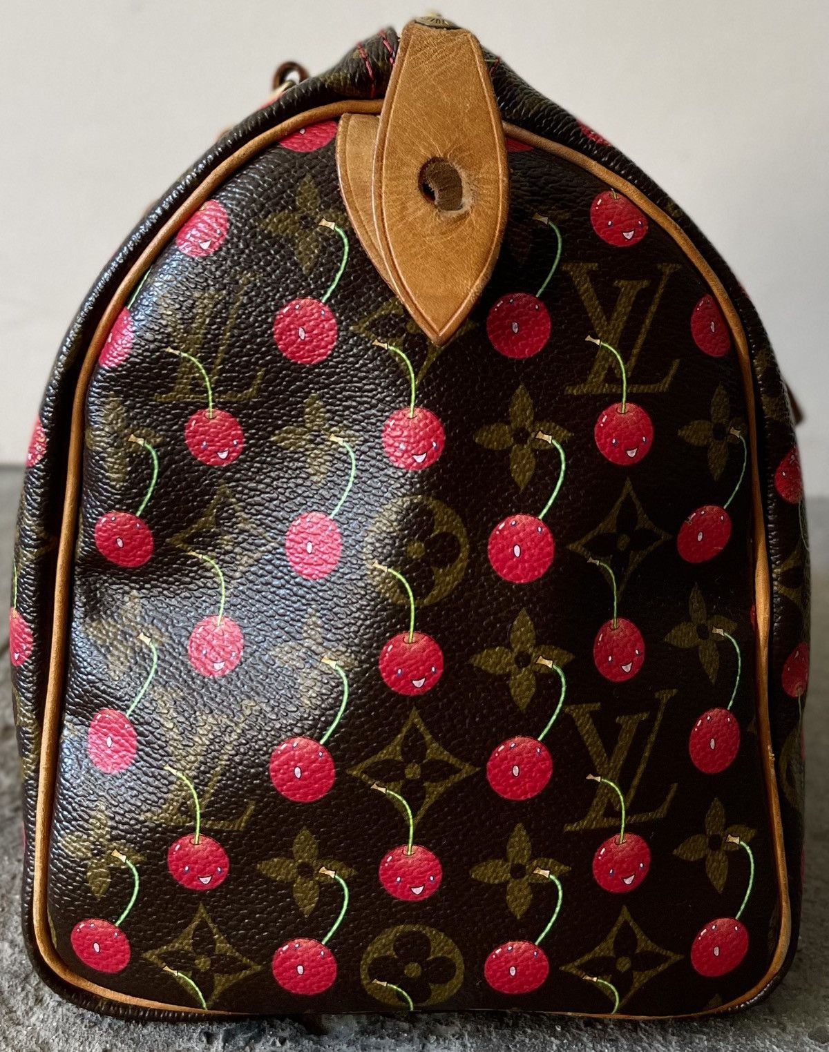 Louis Vuitton × Takashi Murakami Louis Vuitton - Takashi Murakami - SS2005 -Cerises Speedy 25 Size ONE SIZE - 6 Thumbnail