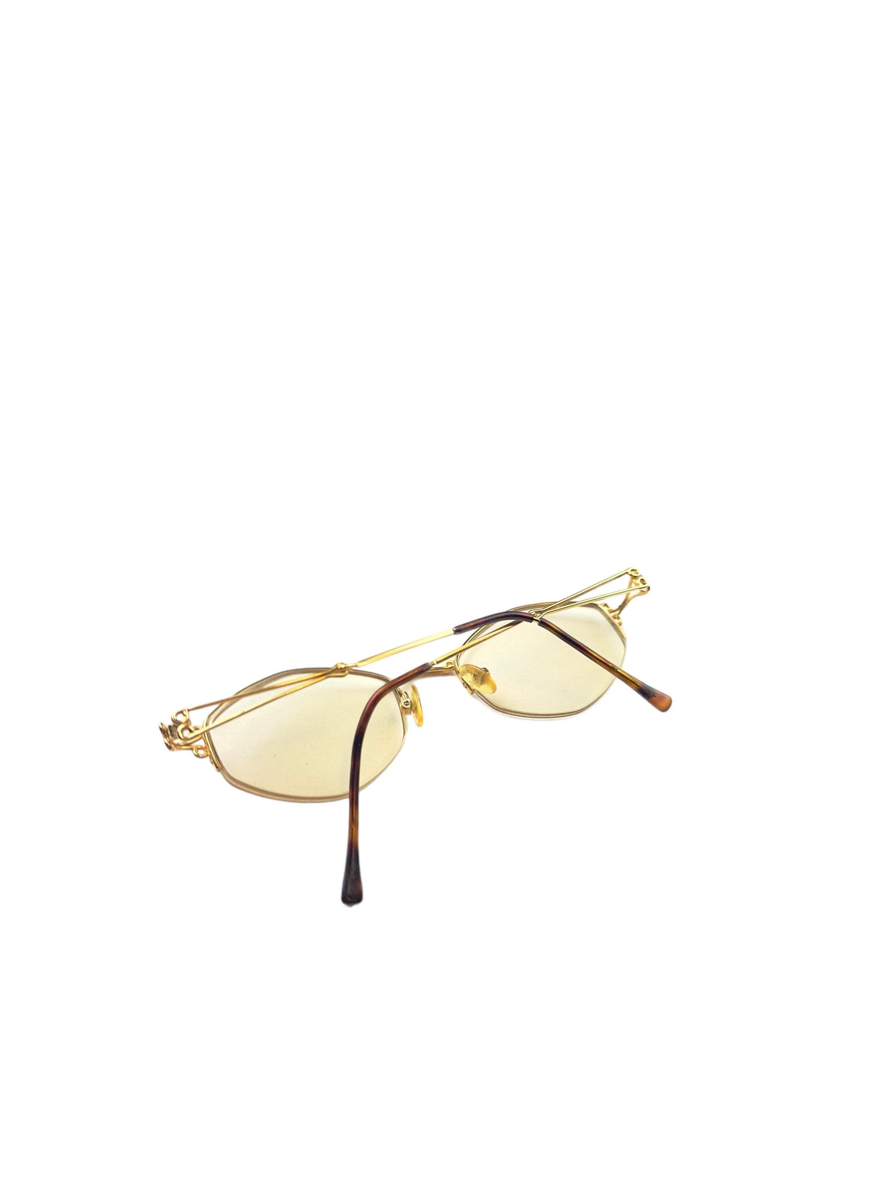 Vintage Gold Plated Henry Jullien Feriale Double OR glasses Size ONE SIZE - 4 Thumbnail