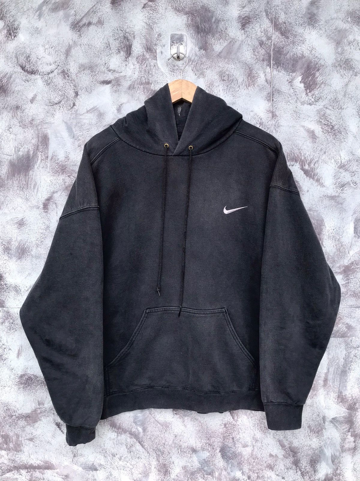 Nike × Vintage Faded vintage 90s nike pullover Size US L / EU 52-54 / 3 - 1 Thumbnail