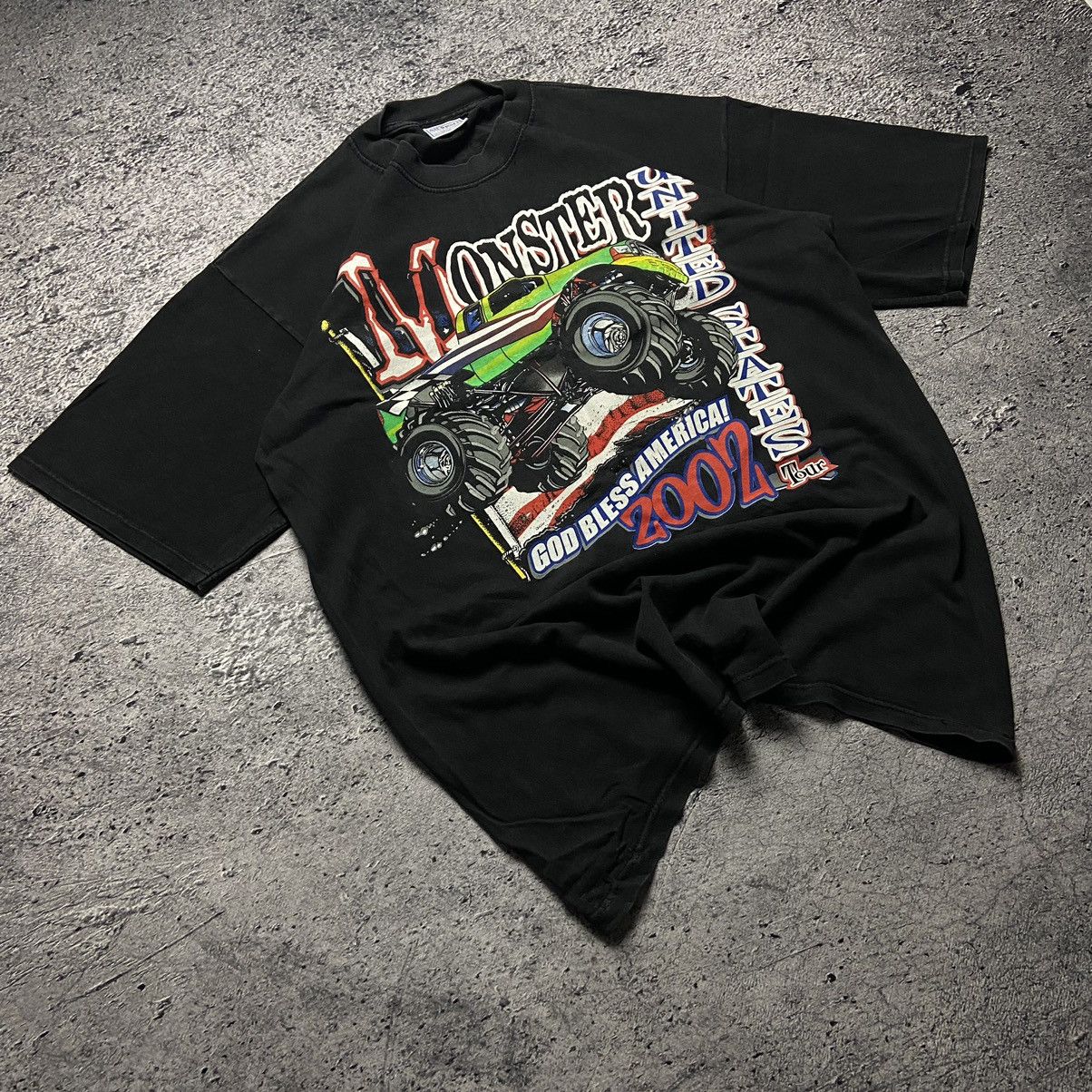 Vintage Vintage Monster Truck Smash Show USA Tour 2002 Size US XL / EU 56 / 4 - 5 Thumbnail