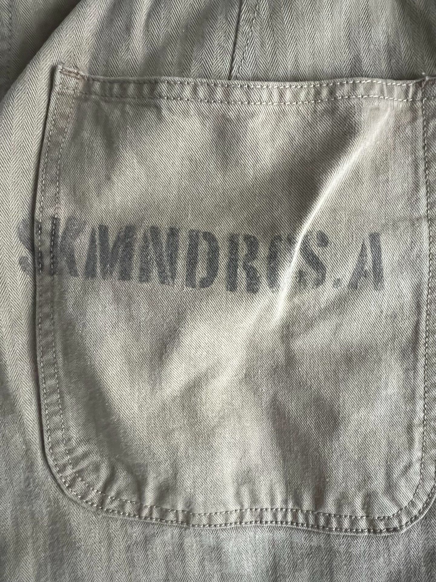 COLIMBO Colimbo Japanese Herringbone Military Deck Pants Size US 43 - 5 Thumbnail