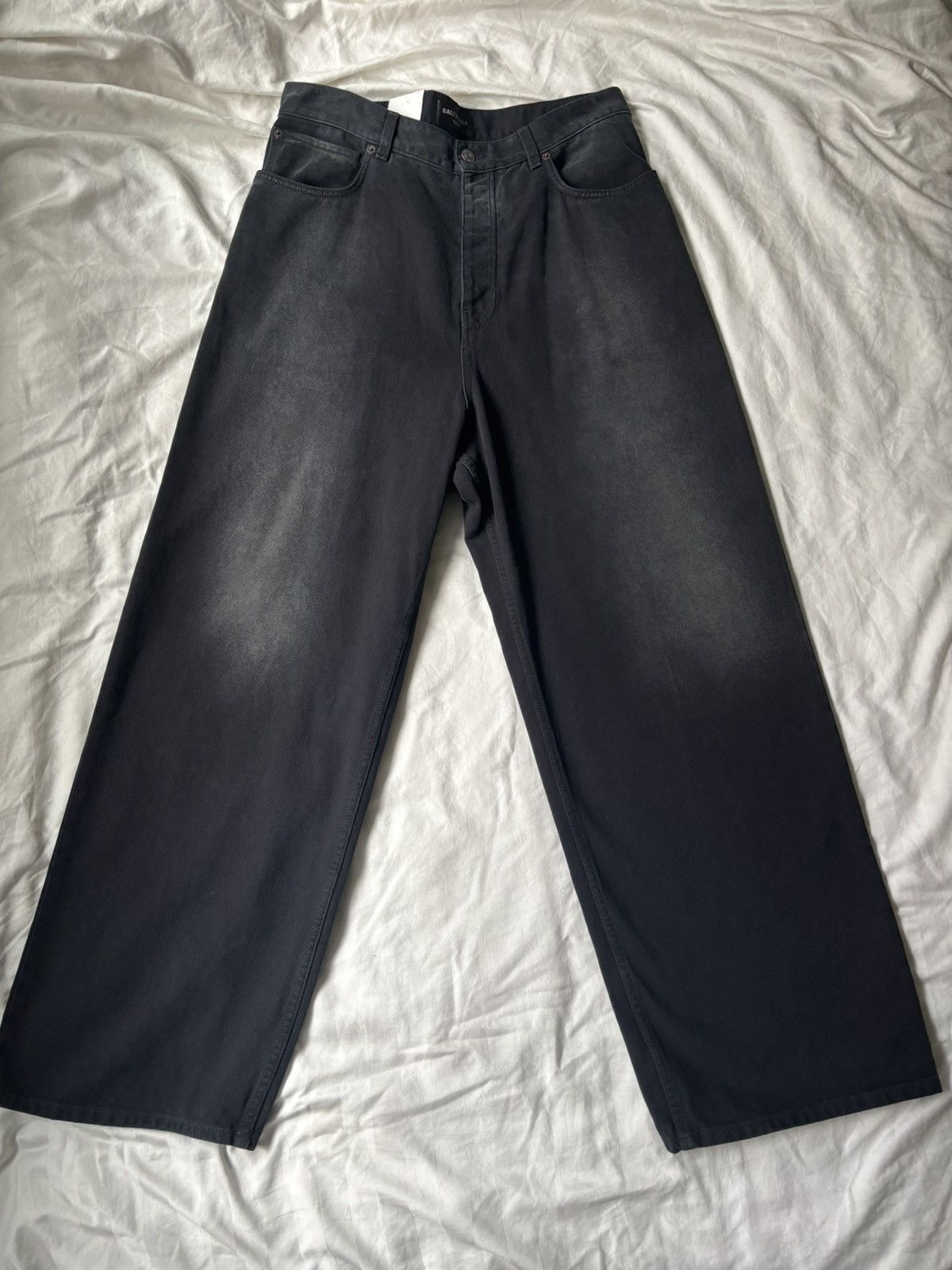 Balenciaga Balenciaga SS24 Baggy Sticker Denim Size US 32 / EU 48 - 1 Thumbnail