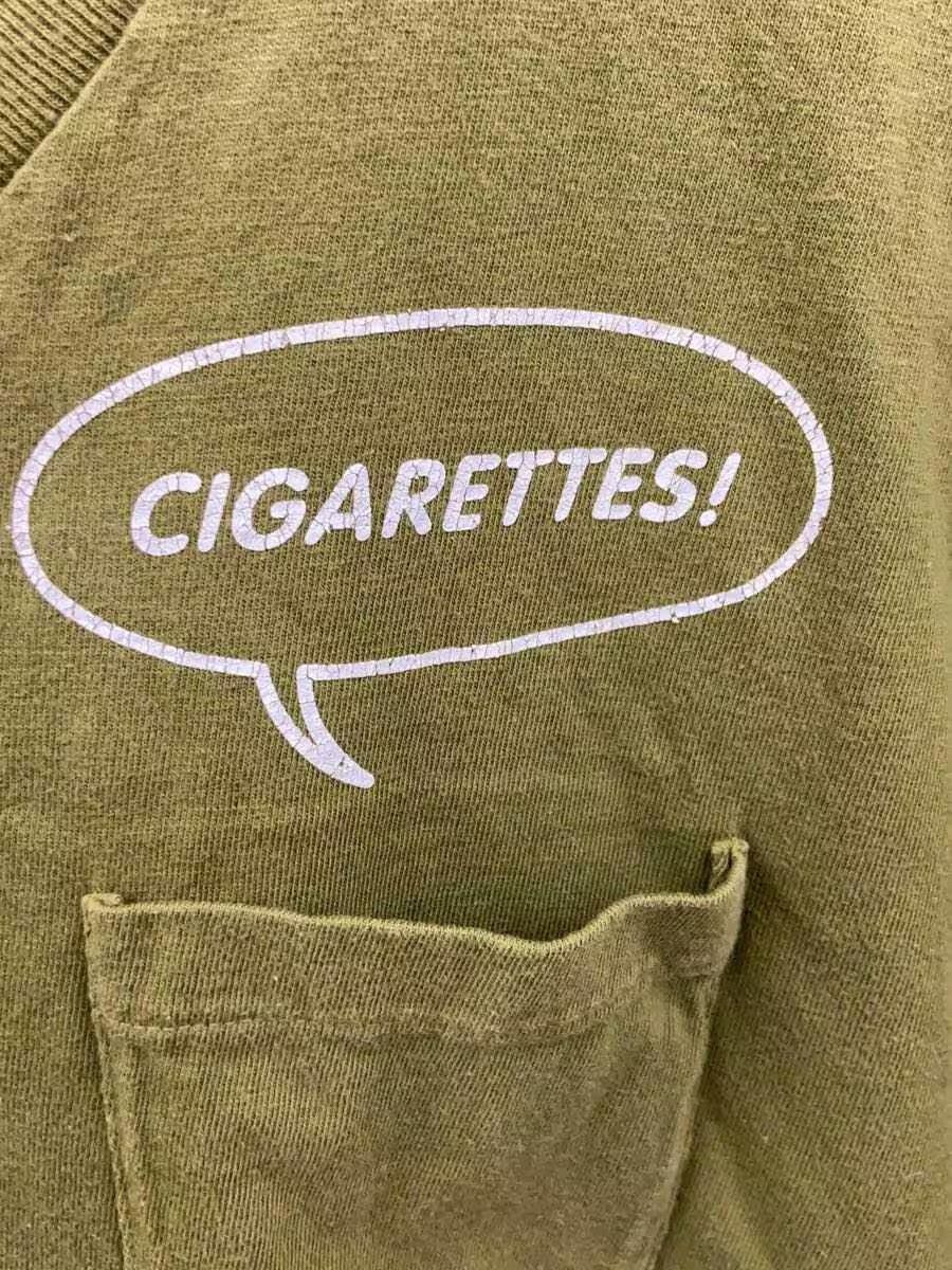 CIGARETTES Pocket V Neck Tee