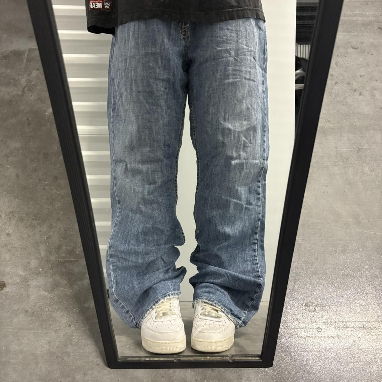 U.S. Polo Assn. Vintage Y2K/2000s Super Baggy Wideleg Medium Wash Us Polo Assn Denim Jeans! Size US 38 / EU 54 - 1 Thumbnail