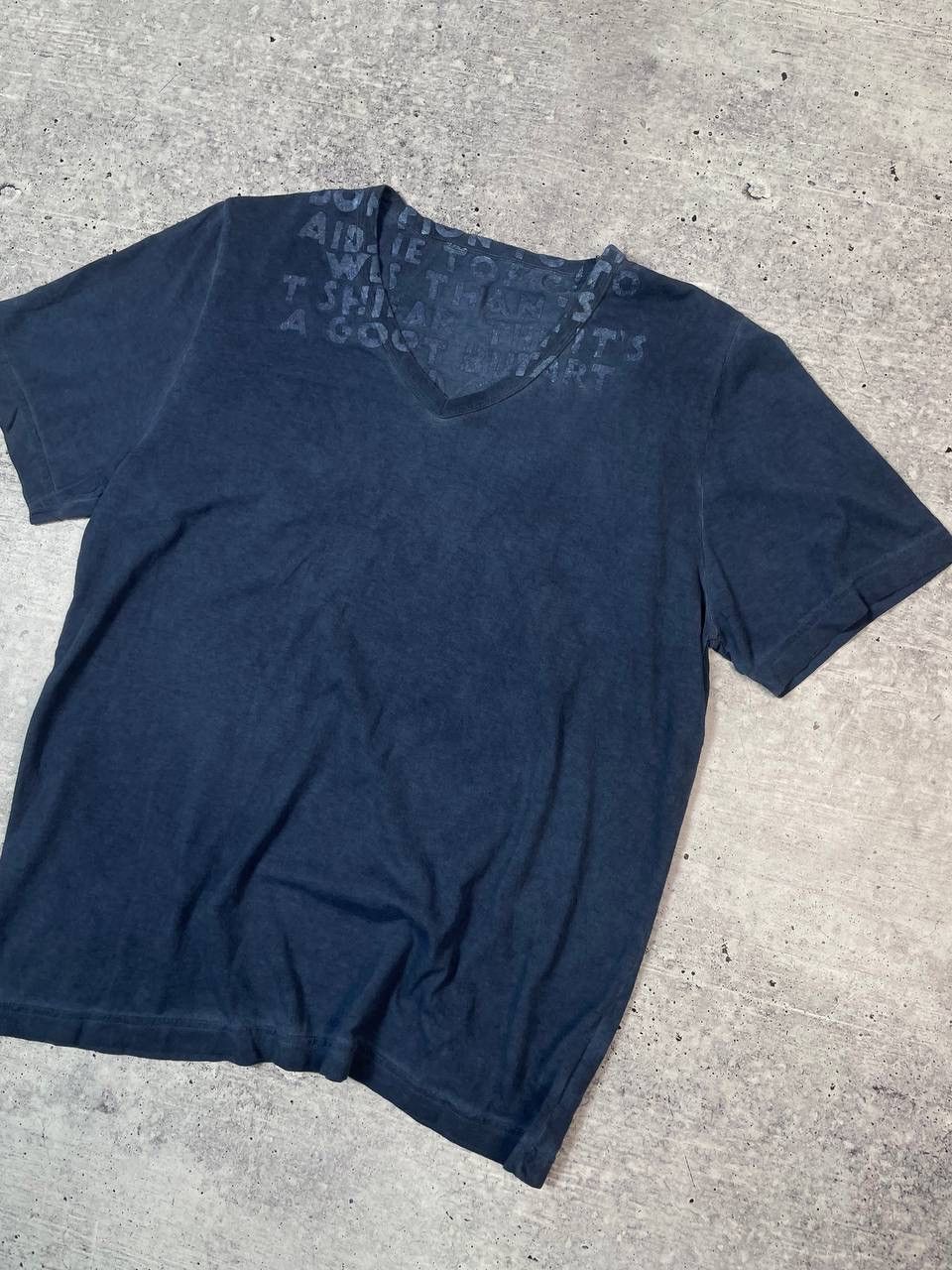 Maison Margiela New Maison Margiela V Neck Washed Tee T-Shirt Y2K Size US M / EU 48-50 / 2 - 3 Thumbnail