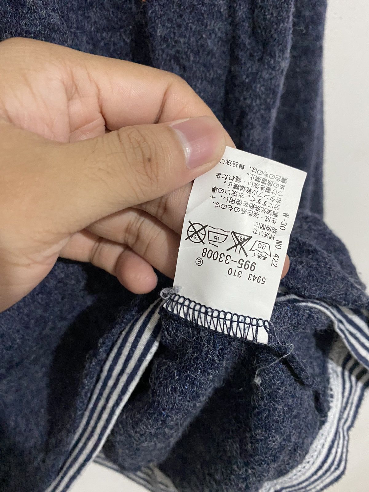 If Six Was Nine × Japanese Brand × Le Grande Bleu (L.G.B.) 💸BINDINGOFFER💸Anotherside longsleeve knitted double layer Size US M / EU 48-50 / 2 - 6 Thumbnail