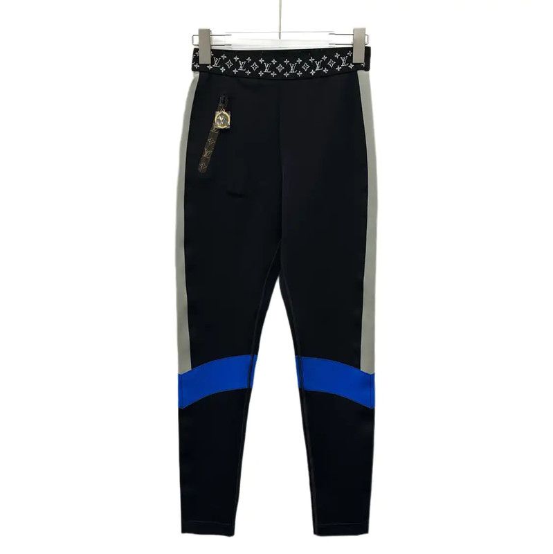 Louis Vuitton Louis Vuitton Women's Color Block Nylon Leggings 0089 Size 22" - 1 Thumbnail