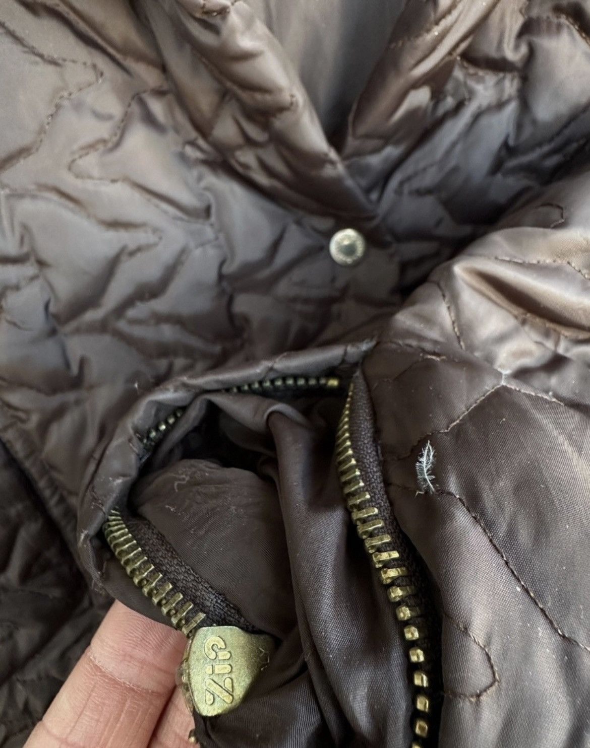 Dolce & Gabbana Vintage Dolce & Gabbana Woman Brown Puffer Jacket Sz S 90s Size S / US 4 / IT 40 - 5 Thumbnail