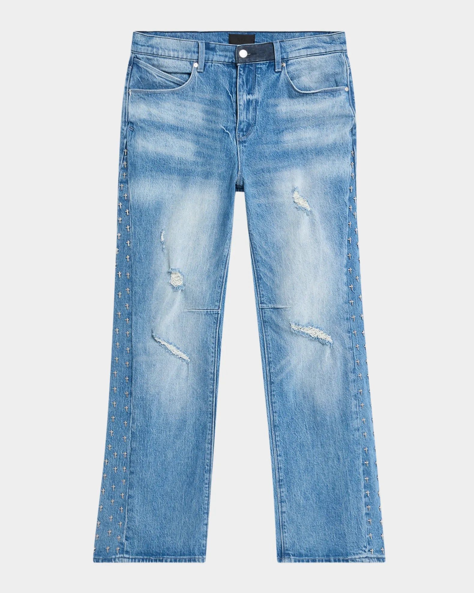 Rta Men's Zed Cross Panel Jeans Size US 29 - 1 Preview