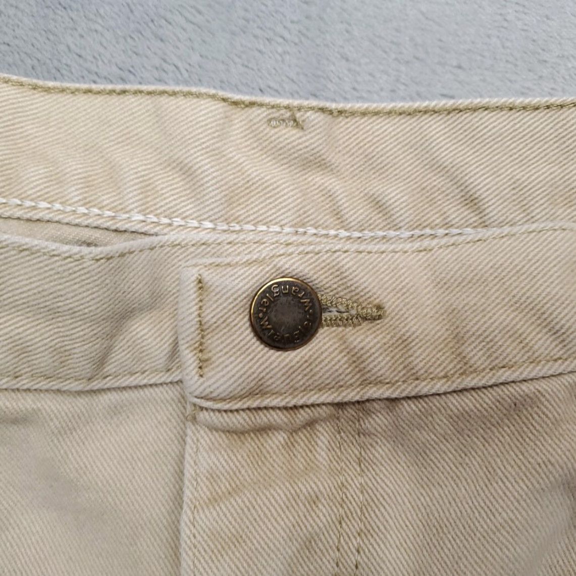 Wrangler VINTAGE Wrangler Jeans Men 40x30 Beige Denim Twill Rugged Wear Work Pant Made in USA Size US 40 / EU 56 - 3 Thumbnail