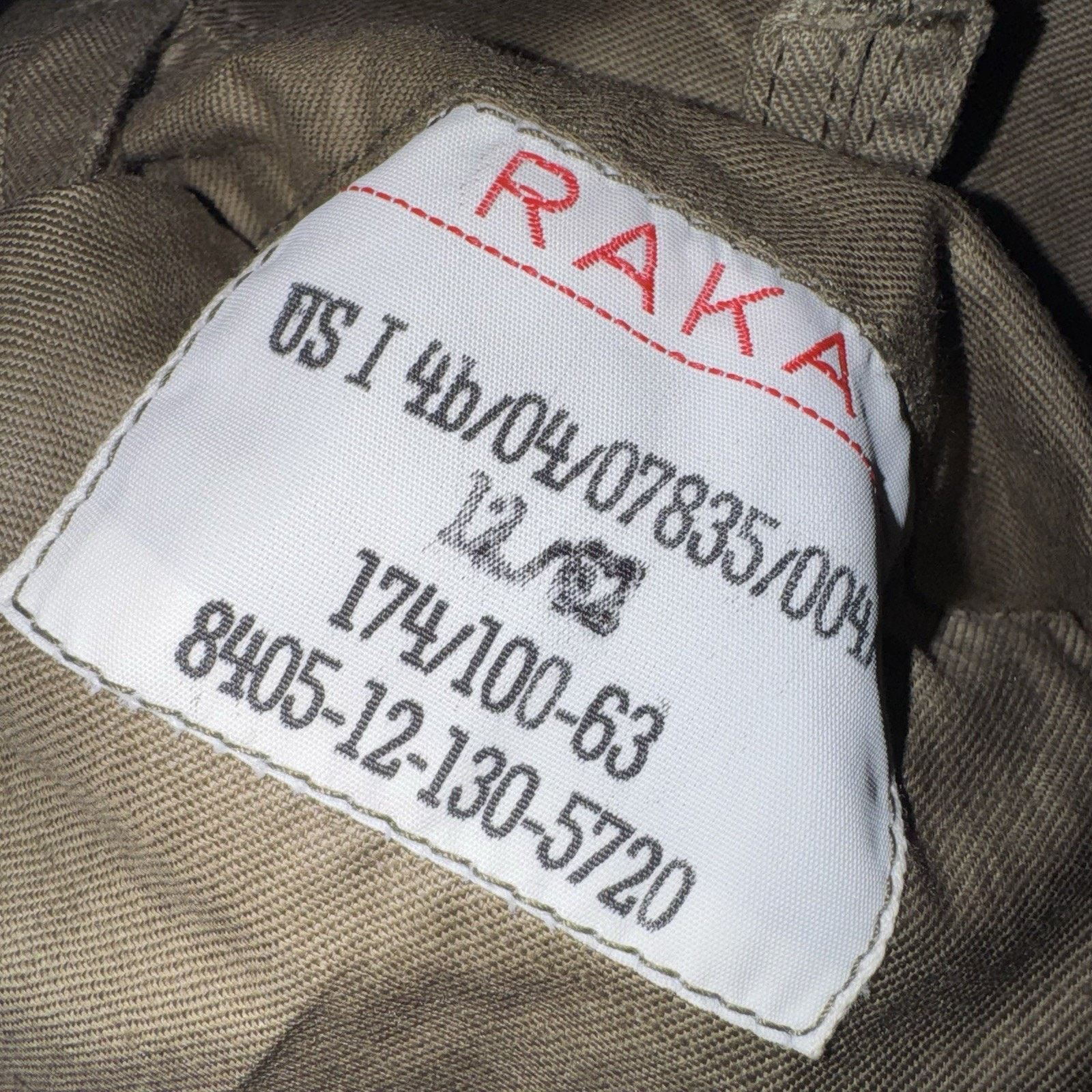 Other Vintage Authentic Wool Military Jacket MILITARY GEAR German Size US L / EU 52-54 / 3 - 9 Thumbnail