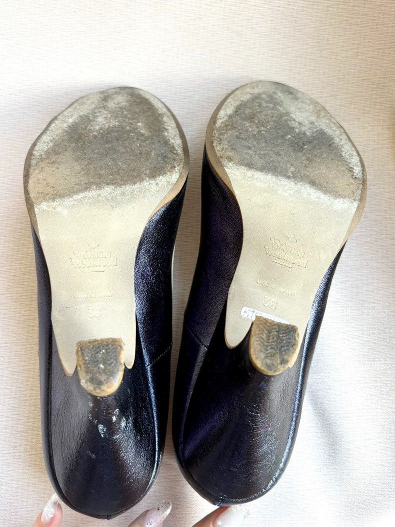 Vivienne Westwood Vivienne Westwood Metallic blue cat paw shoes Size US 5.5 / IT 35.5 - 6 Thumbnail