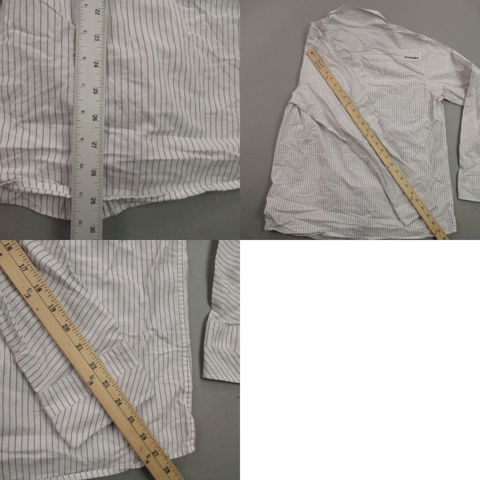 Oakley Oakley Shirt Mens Large Long Sleeve Button Front Pocket Outdoor Stripes Size US L / EU 52-54 / 3 - 8 Thumbnail