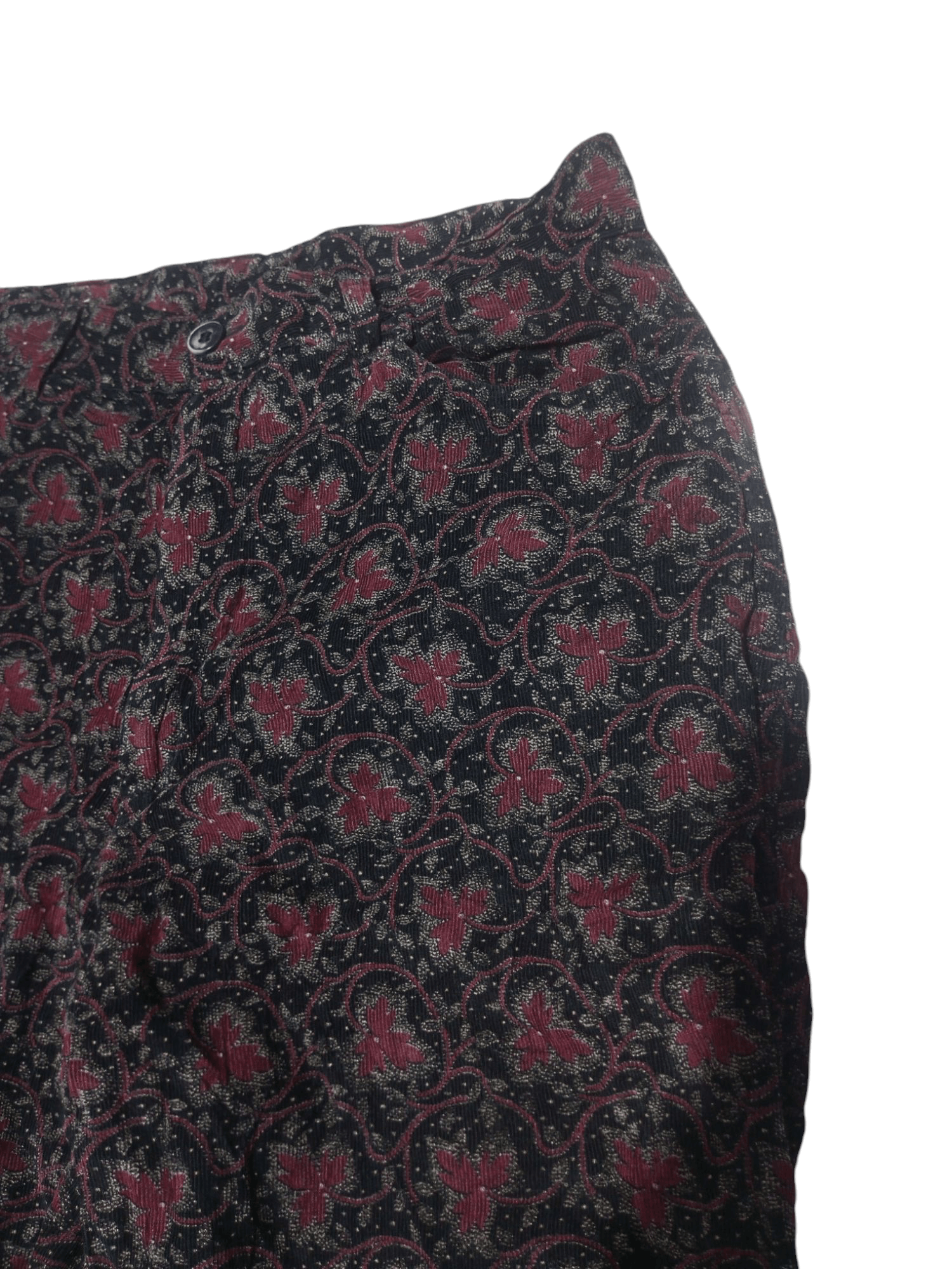 agnes b. Vintage Agnes b thin corduroy full print flare pants Size 28" / US 6 / IT 42 - 8 Thumbnail