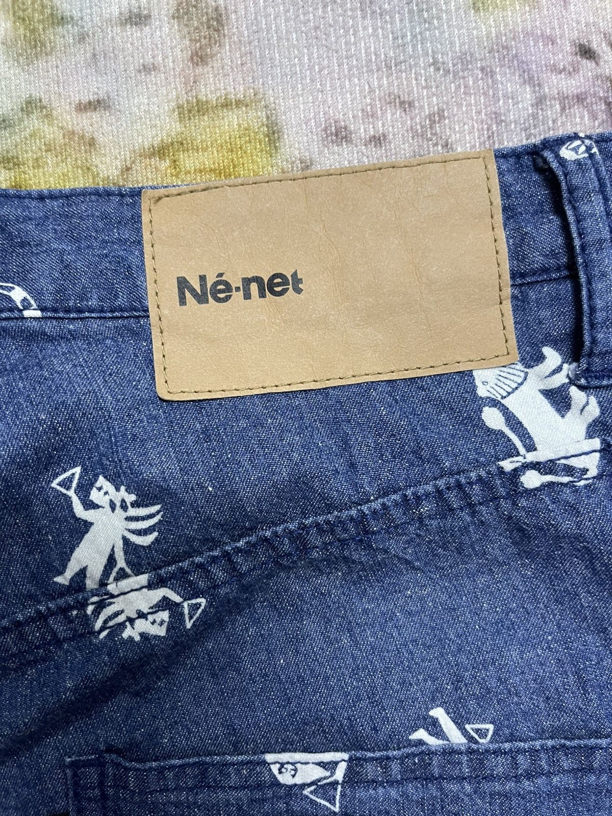 Issey Miyake × Japanese Brand × Ne-Net Ne-net By Issey Miyake Jeans Printed Size US 30 / EU 46 - 17 Thumbnail